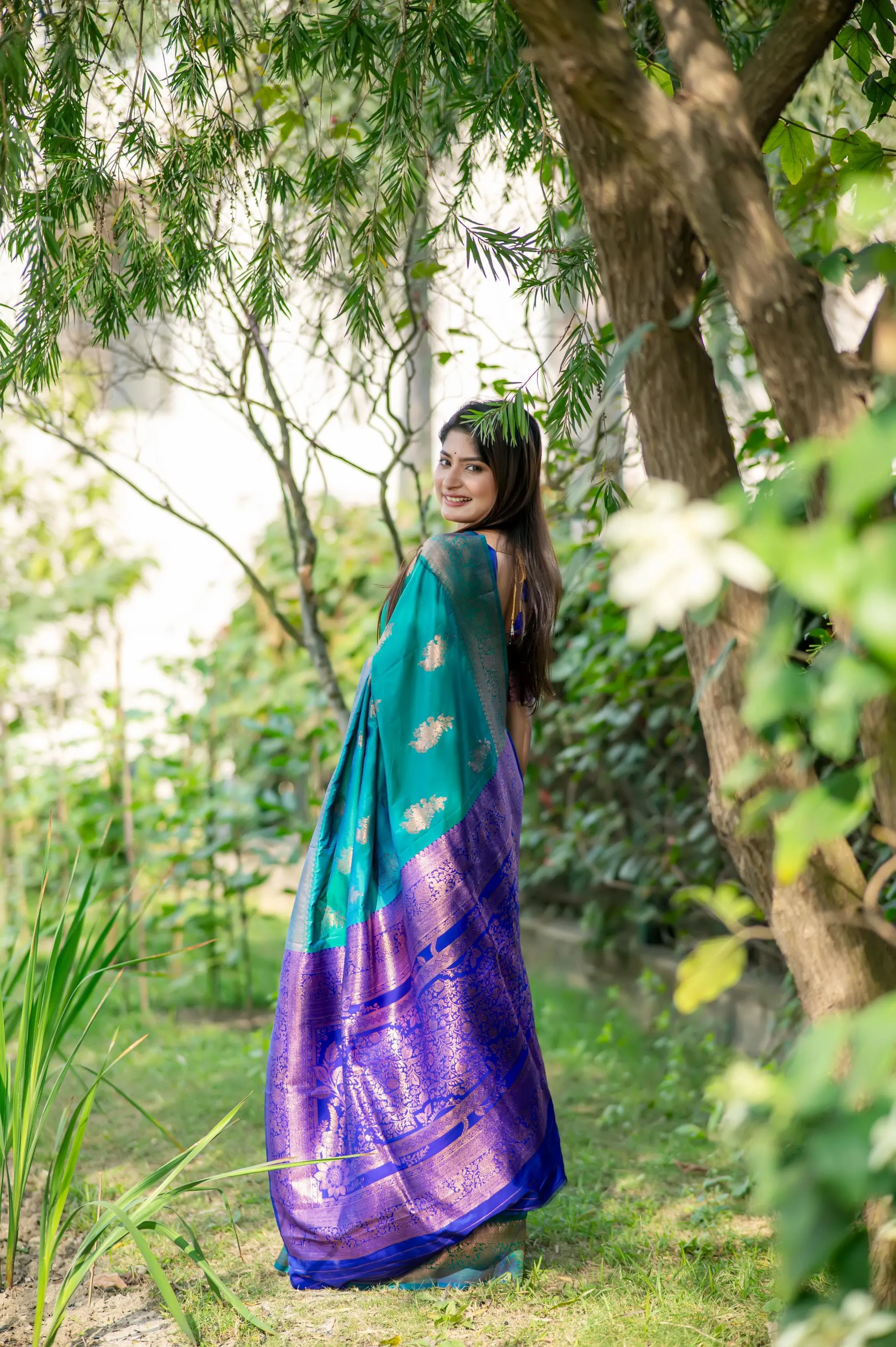 Premium Banarasi Saree - Image 4 in Surat
